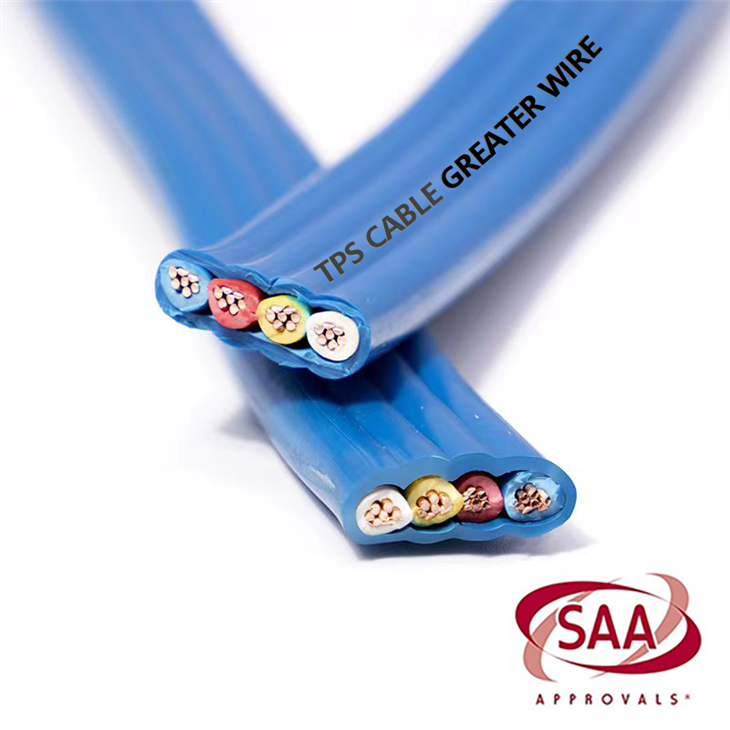 Blue Tps Electrical Cable