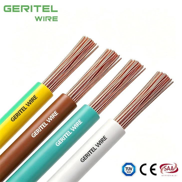 PLC Cabinet Wire H07V-K For Factory Automation Panels factory
